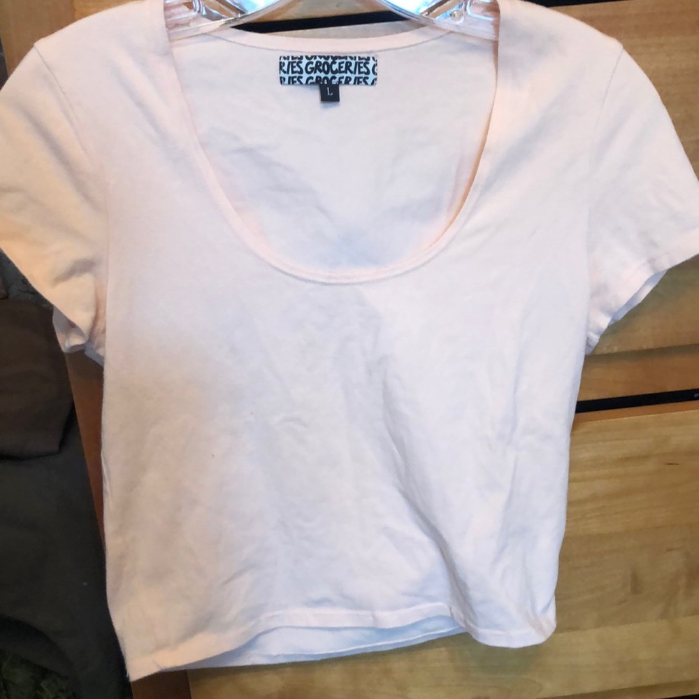Groceries cropped tee